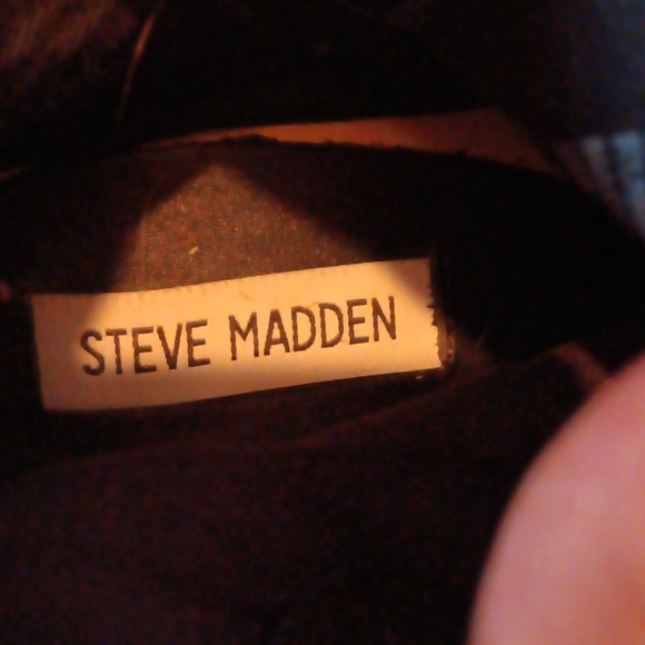 Steve Madden black leather Olaaf booties - Picture 5 of 6